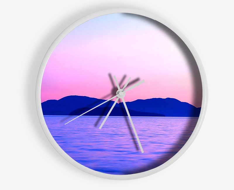 Mountain Ocean Calm Clock - Wallart-Direct UK