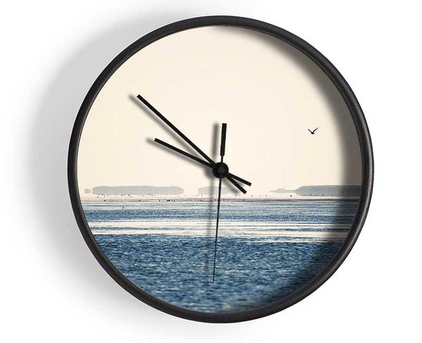 Morning Sea Bird Clock - Wallart-Direct UK