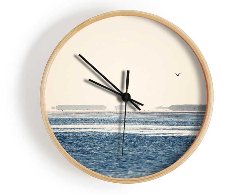 Morning Sea Bird Clock - Wallart-Direct UK