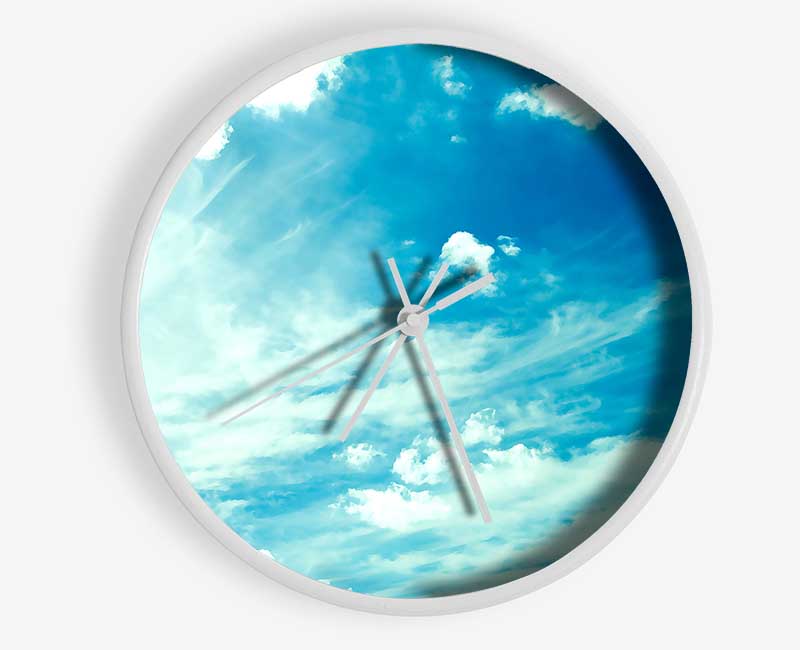 Blue Sky Clock - Wallart-Direct UK