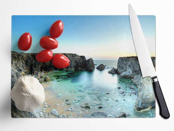 Wild Coast Peninsula Glass Chopping Board