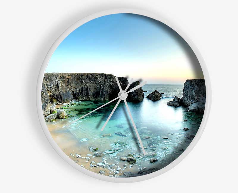 Wild Coast Peninsula Clock - Wallart-Direct UK