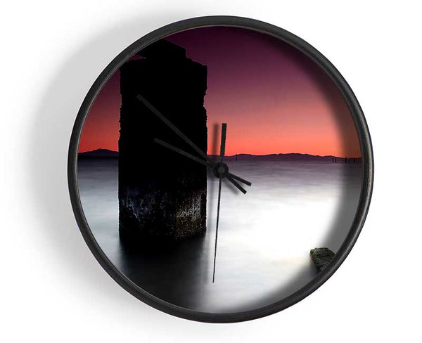 Surreal Ocean Calm Clock - Wallart-Direct UK