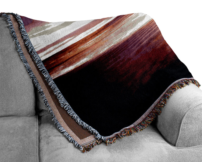 Purple Nature Woven Blanket