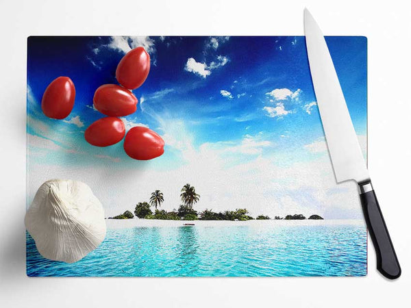 Cool Island Glass Chopping Board