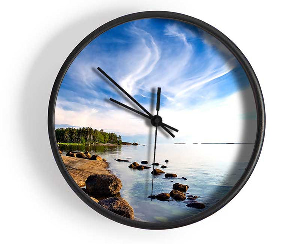 Island Of Rakin Kotka Clock - Wallart-Direct UK