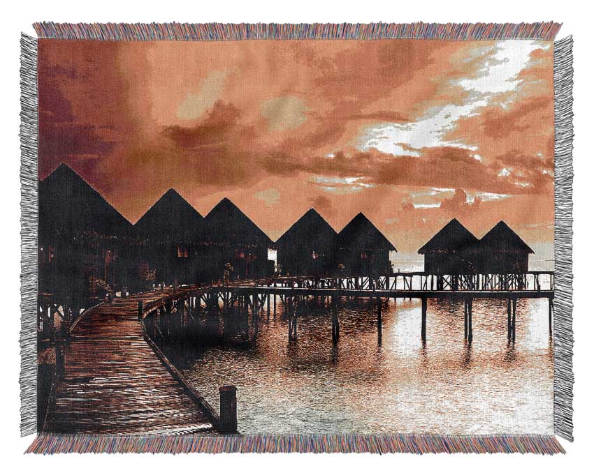 The Boardwalk Lovers Retreat Woven Blanket