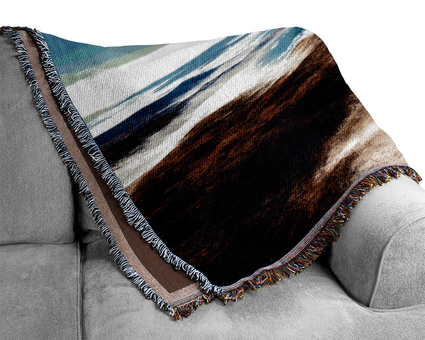 Islands Blue Sun Woven Blanket