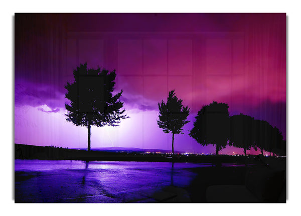 Purple Ocean Lightning