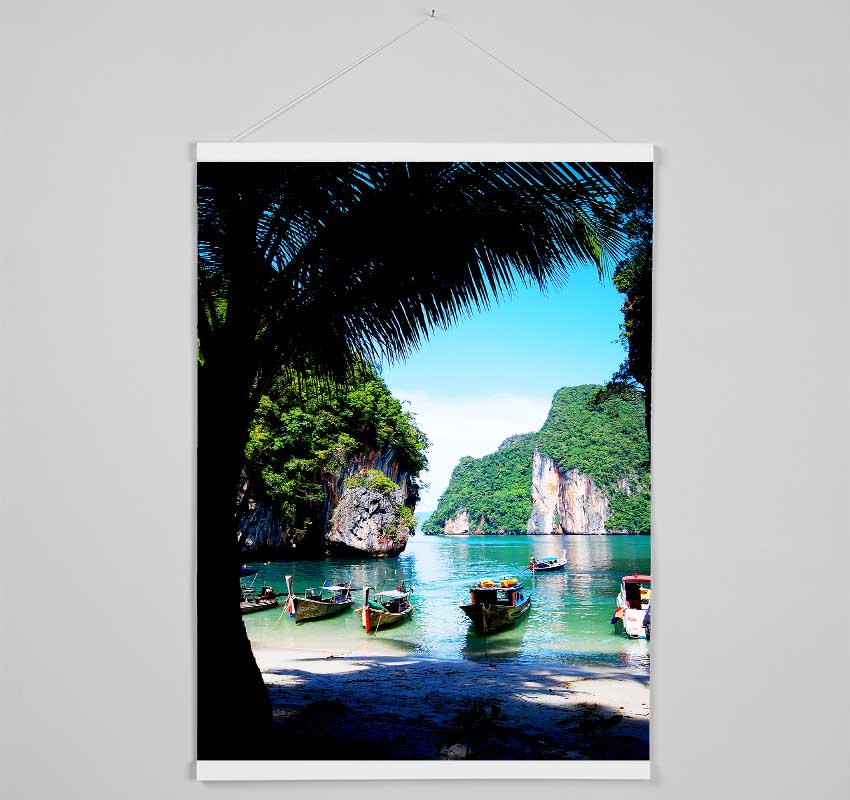 Secret Paradise Hanging Poster - Wallart-Direct UK