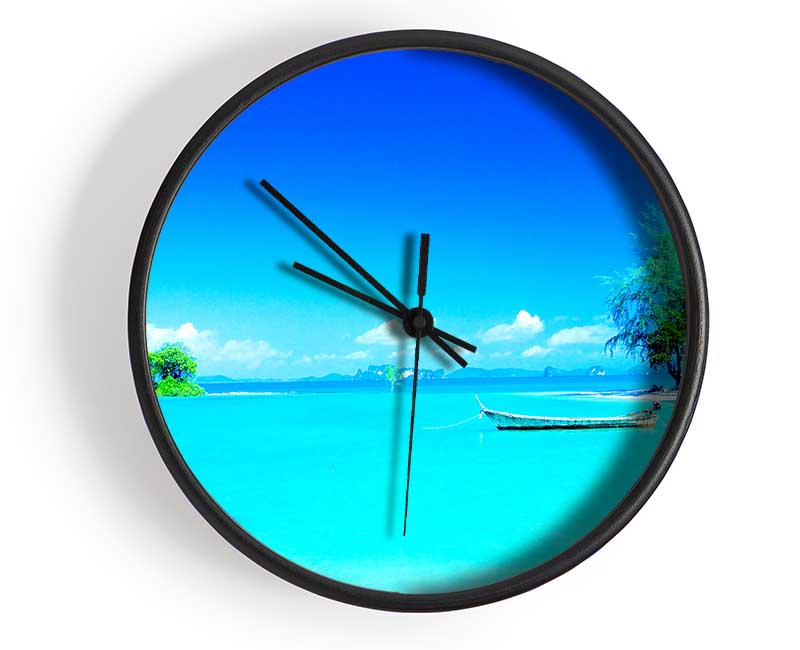 Tranquil Paradise Clock - Wallart-Direct UK