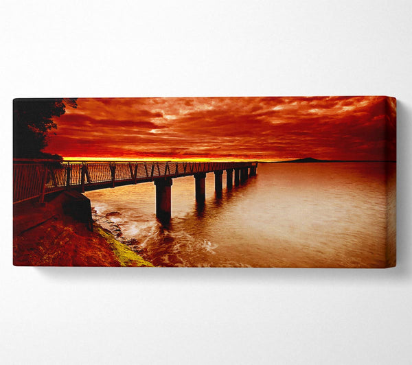 Bridge Over The Ocean Orange