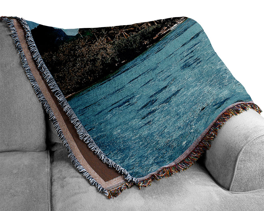 Paradise Island Bay Woven Blanket