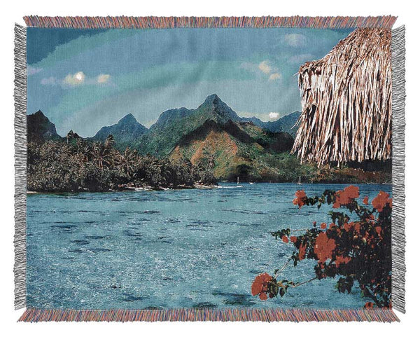 Paradise Island Bay Woven Blanket