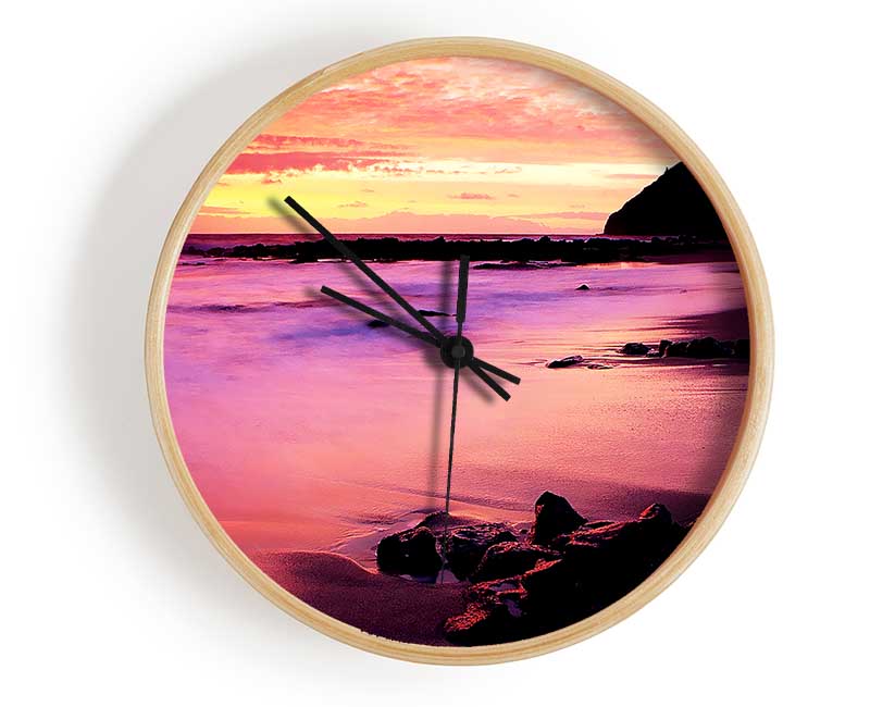 The Rainbow Ocean Clock - Wallart-Direct UK