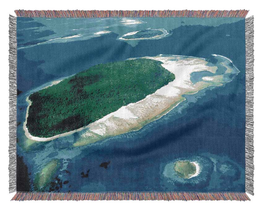 Paradise Islands Woven Blanket