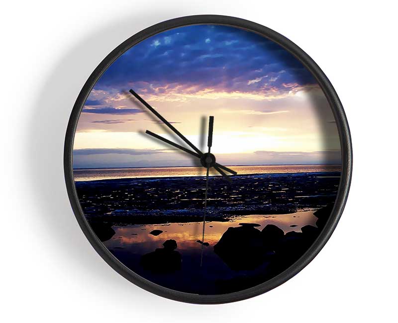 Blue Sky Horizon Clock - Wallart-Direct UK