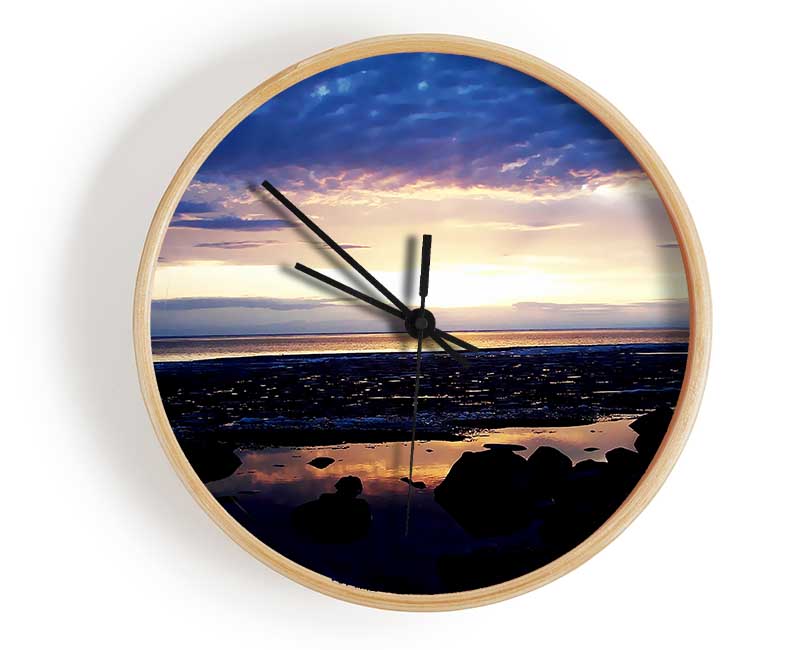 Blue Sky Horizon Clock - Wallart-Direct UK