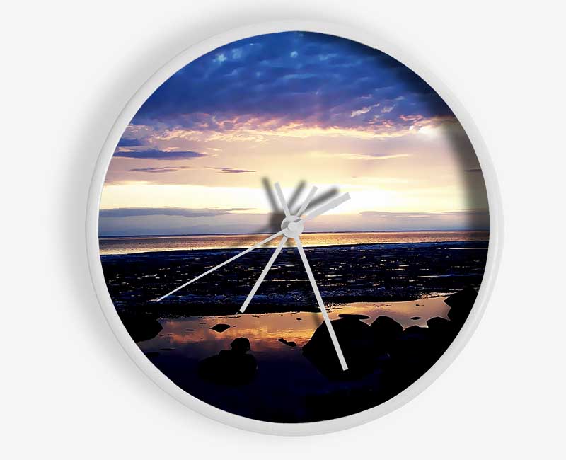 Blue Sky Horizon Clock - Wallart-Direct UK