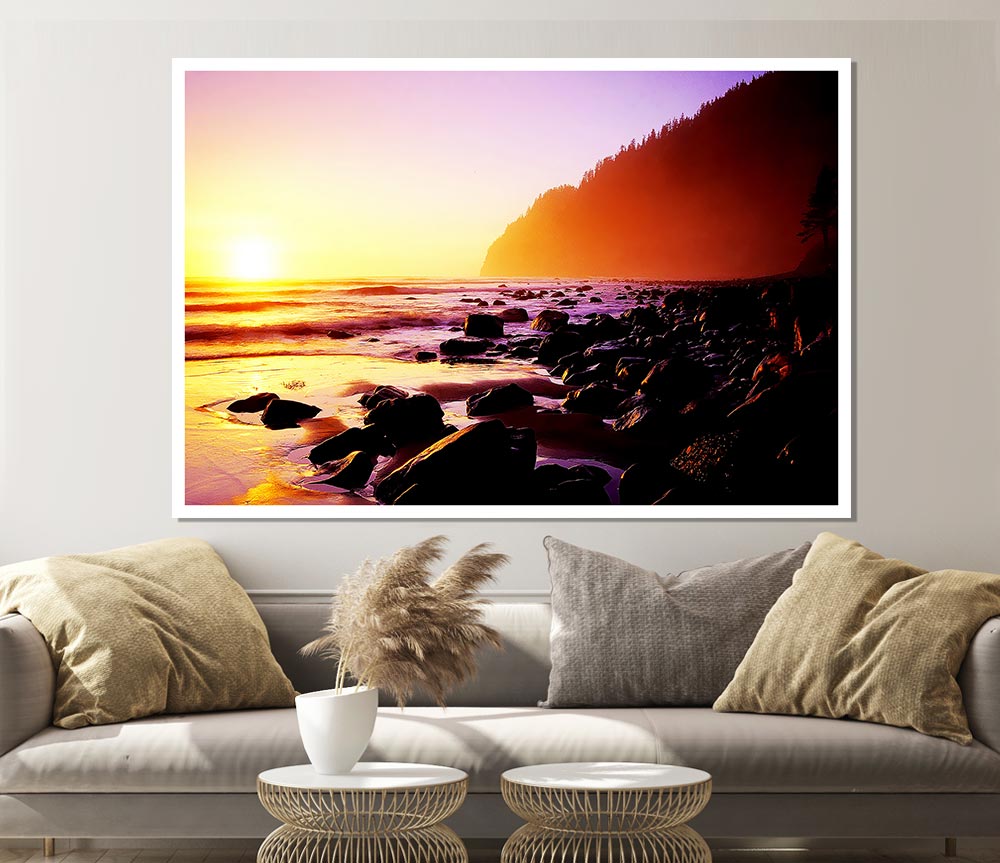 The Throth Of The Ocean Print Poster Wall Art