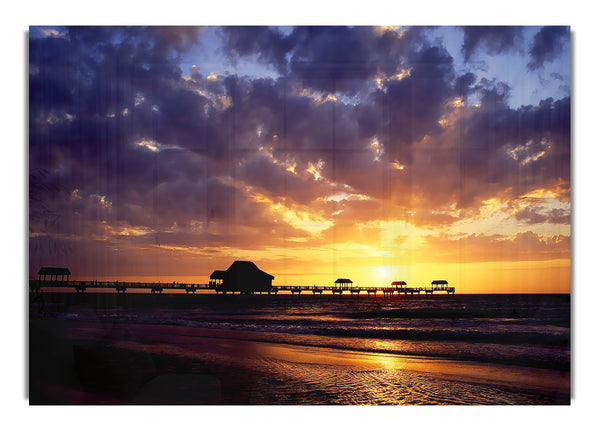 Pier Sunset Horizon