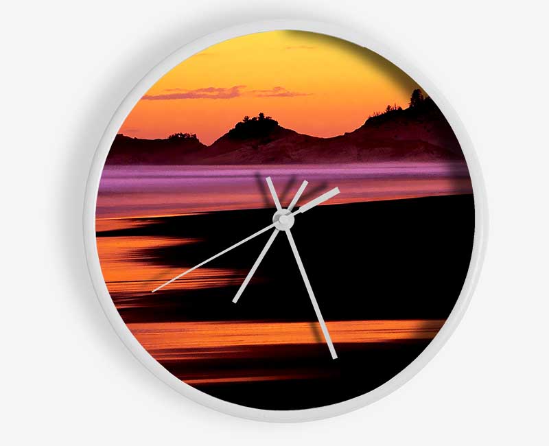 Peach Delight Clock - Wallart-Direct UK