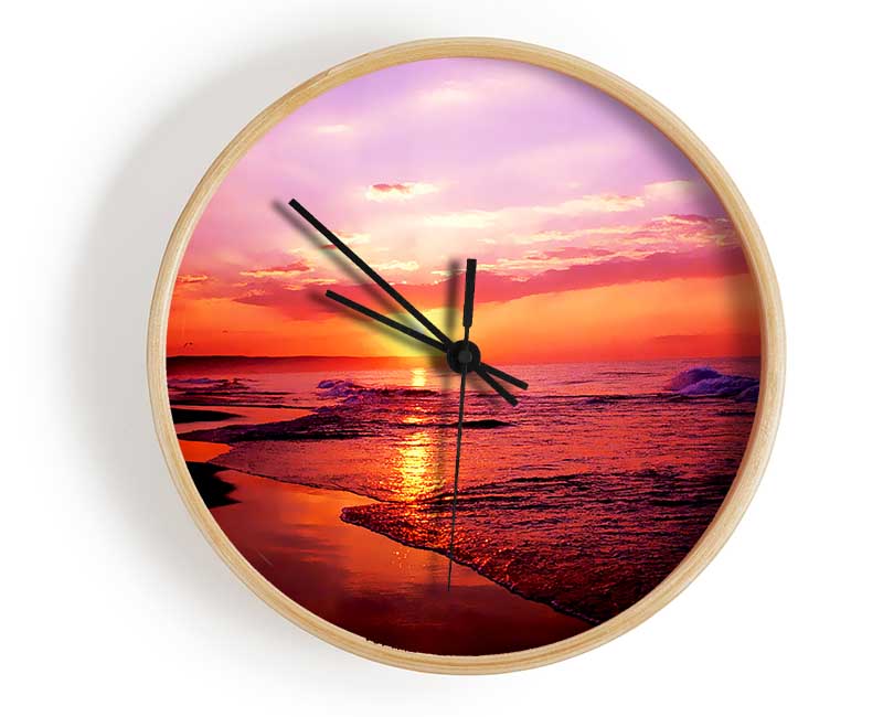 Australian Sunset Clock - Wallart-Direct UK