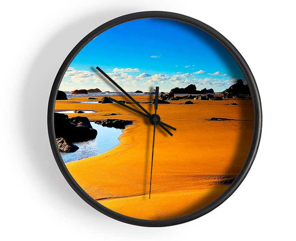 Desert Watering Hole Clock - Wallart-Direct UK