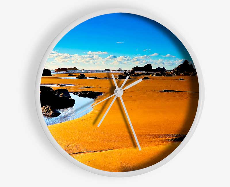 Desert Watering Hole Clock - Wallart-Direct UK