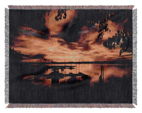 Piers Fire Glow Woven Blanket