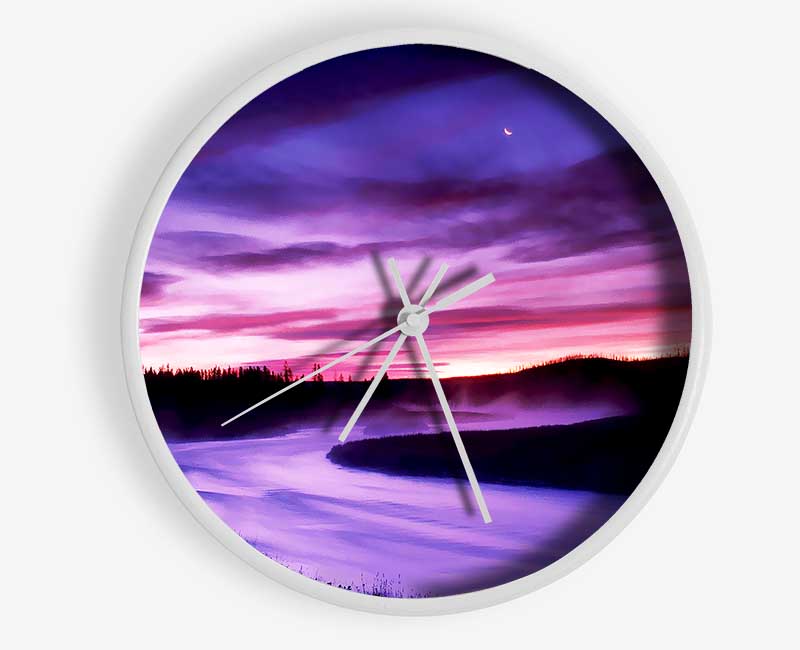 Mystical River Clock - Wallart-Direct UK