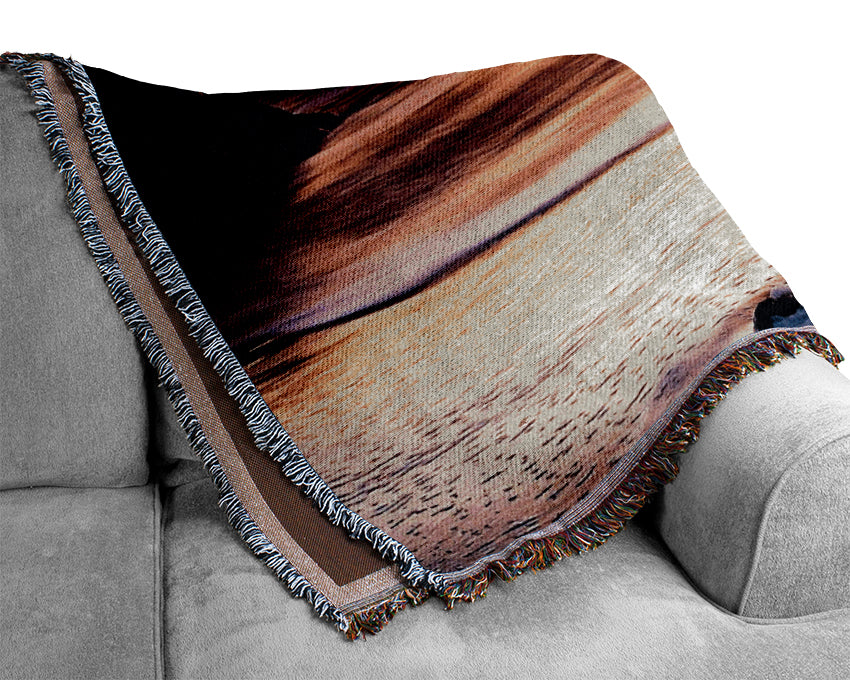 Ocean Mist Sunrise Woven Blanket