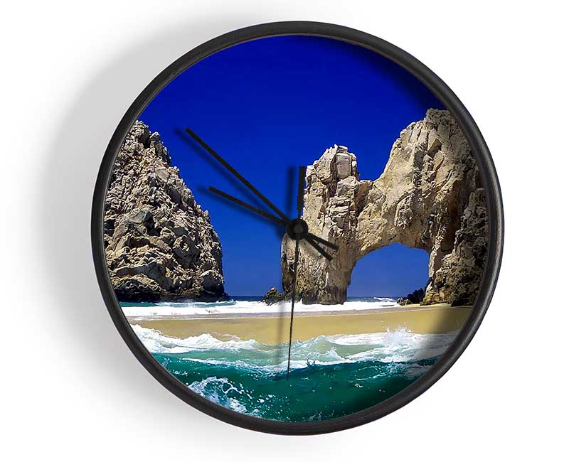 Ocean Cave Hideaway Clock - Wallart-Direct UK