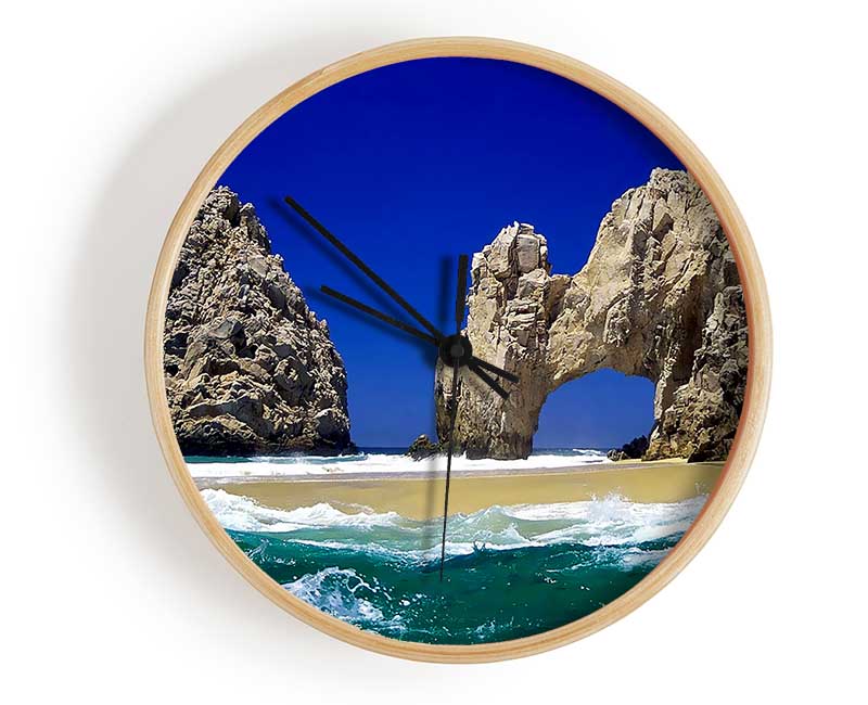 Ocean Cave Hideaway Clock - Wallart-Direct UK