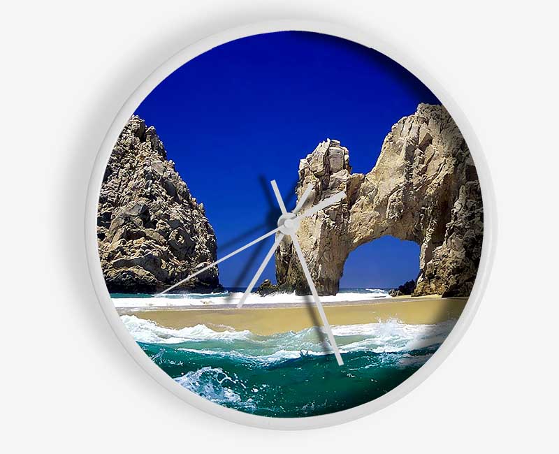 Ocean Cave Hideaway Clock - Wallart-Direct UK