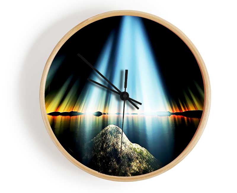 The Sun Rays Of God Clock - Wallart-Direct UK