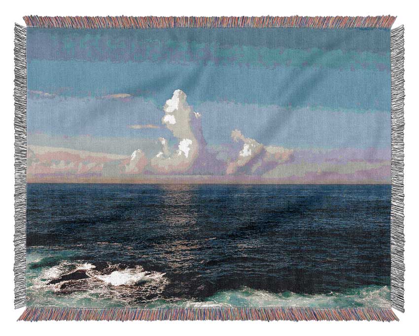 Ocean Breeze Woven Blanket