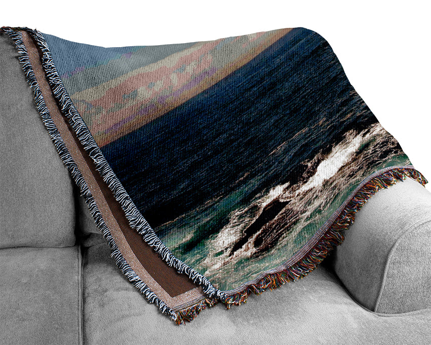 Ocean Breeze Woven Blanket