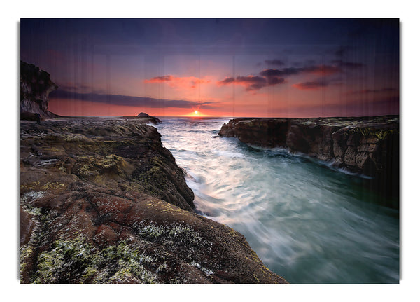 Sunset At Muriwai Beach