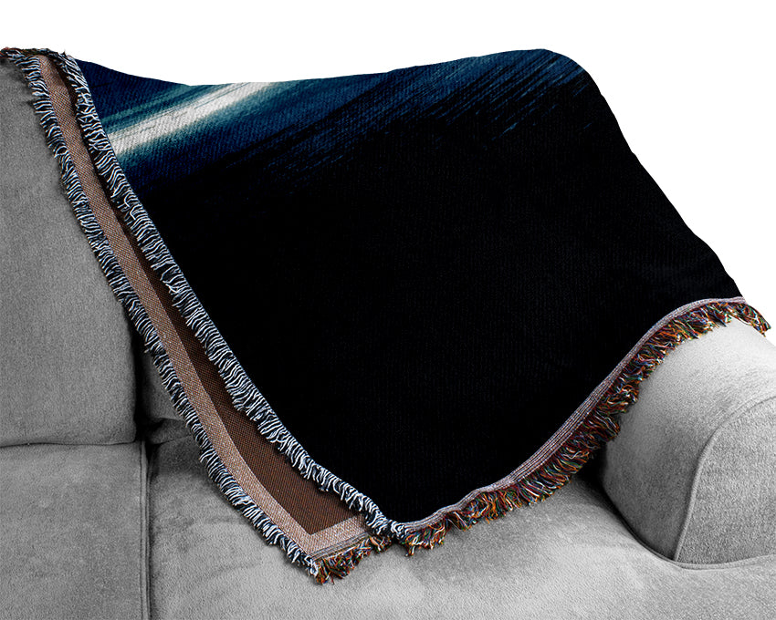 Blue Horizon Nights Woven Blanket