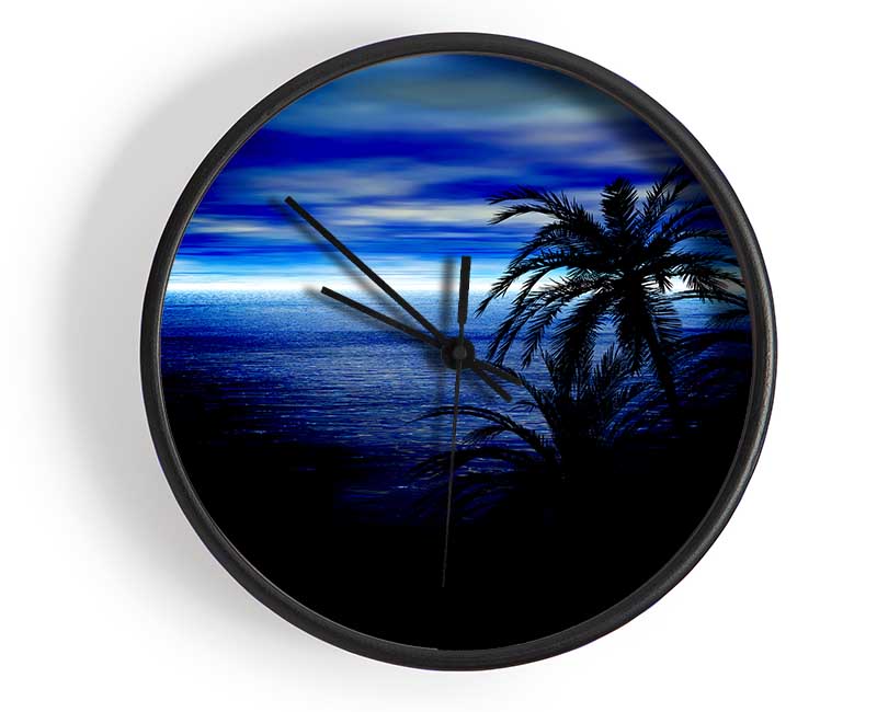 Blue Horizon Nights Clock - Wallart-Direct UK