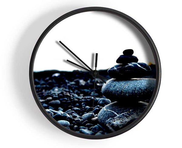 Pebbled Shoreline Clock - Wallart-Direct UK