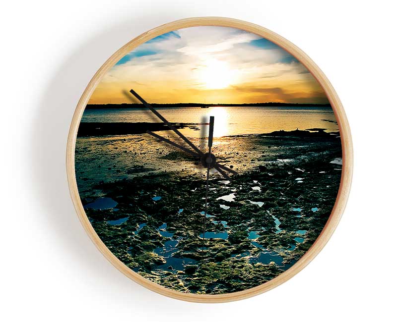 Where The Ocean Stops Clock - Wallart-Direct UK