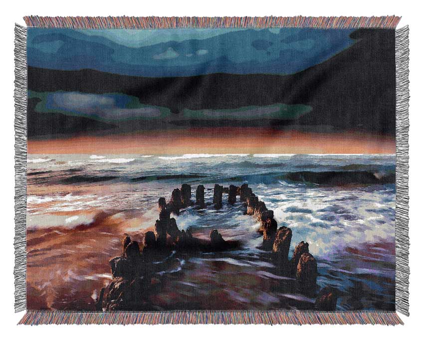 The Oceans Architect Woven Blanket