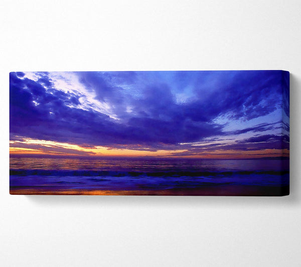 Blue Lilac Sunset Ocean