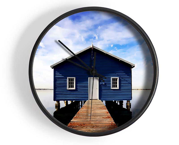 House At The End Of The Pier Clock - Wallart-Direct UK