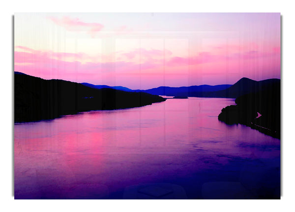 Pink Mountain Lake