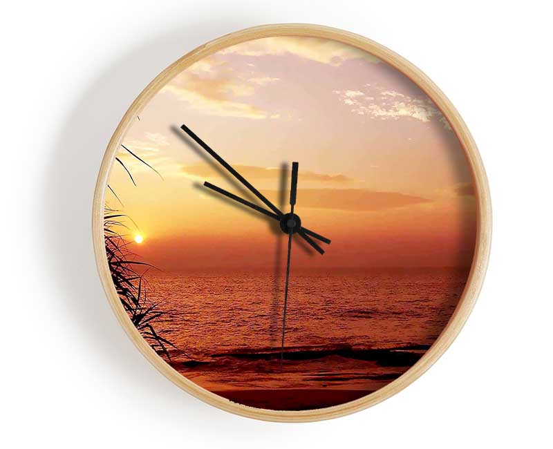 Paradise Calm Clock - Wallart-Direct UK