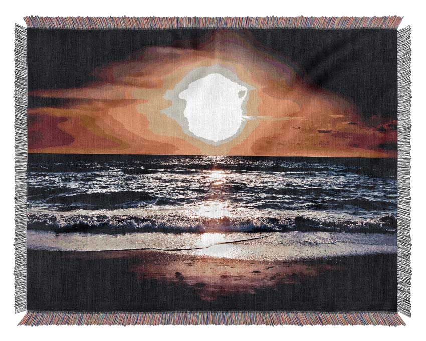 Blazing Sun Star Ocean Woven Blanket