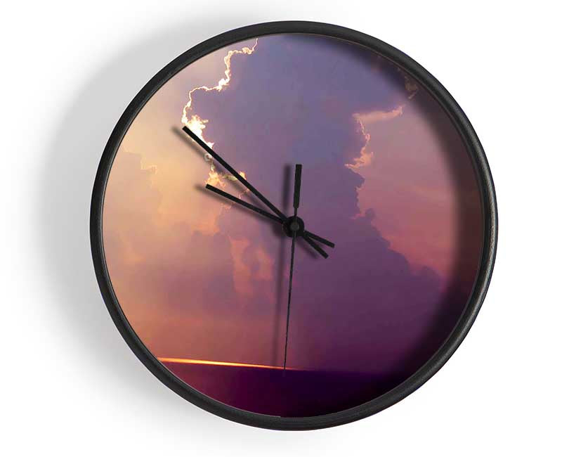 Mist Of The Ocean Cloud Clock - Wallart-Direct UK